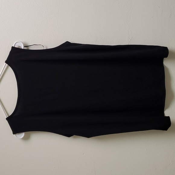 Michael Kors Chain Fringe Tank Top, Black /Silver, Size 2X - Picture 2 of 6